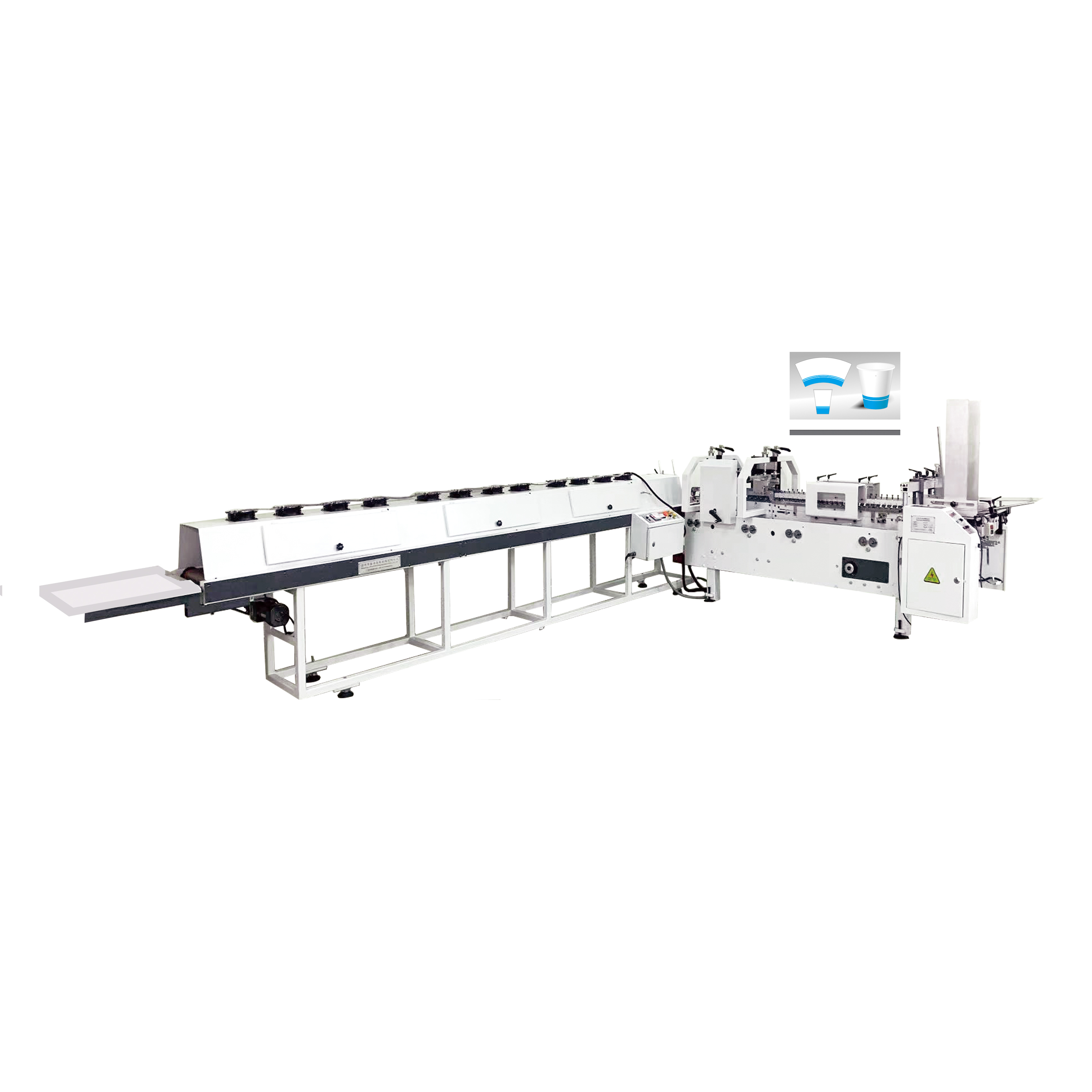 Paper Cup Fan Gluing & Drying Machine — Fully Automatic High-Speed Solution for Cup Production Lines